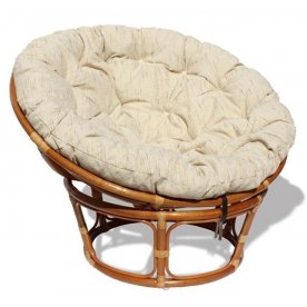 Кресло Papasan 23/01 коньяк