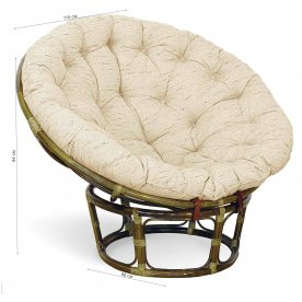 Кресло Papasan 23/01 олива