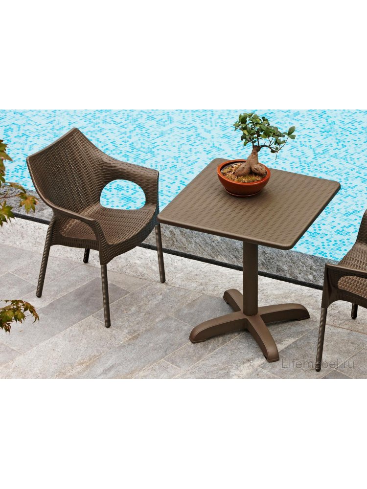 Пластиковое кресло Olimpia Trend бронза