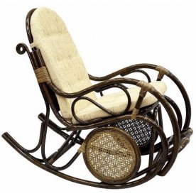 Кресло-качалка с подножкой 05/10 браун