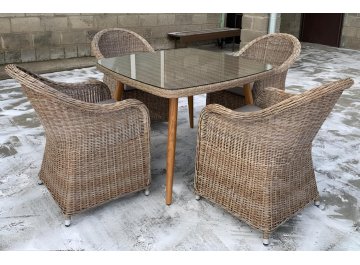 Обеденный комплект из ротанга T368/Y490