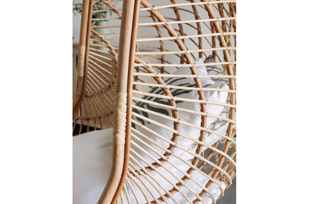 Подвесное кресло Ekaterina светло-серое