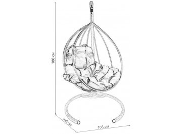 Подвесное кресло Капля