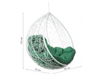 Подвесное кресло Tropica White BS