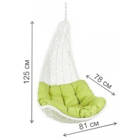 Подвесное кресло Wind White BS