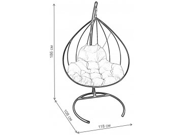 Подвесное кресло XL