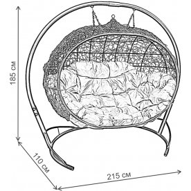Подвесной диван Улей