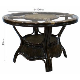 Стол обеденный Saturn (KD) браун