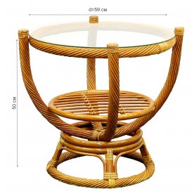  Столик журнальный Laminated коньяк