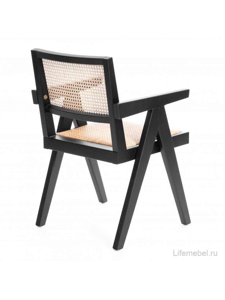 Кресло из ротанга Loki черный