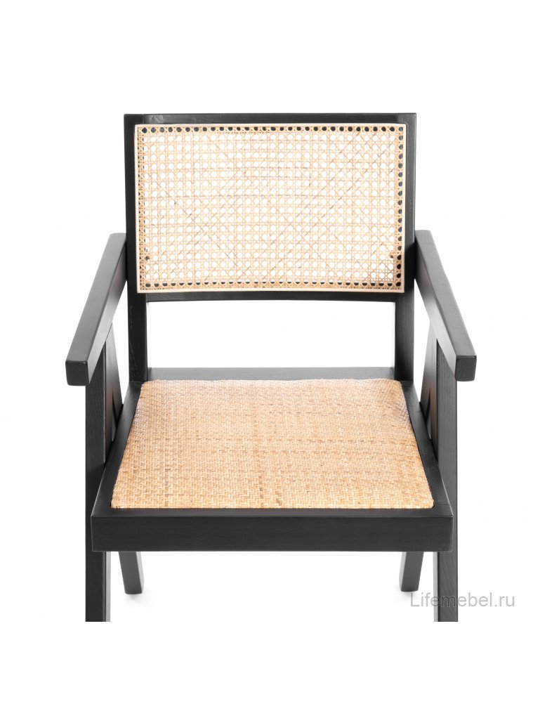 Кресло из ротанга Loki черный