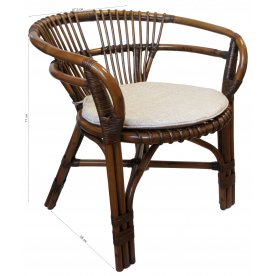 Кресло Virginiya браун