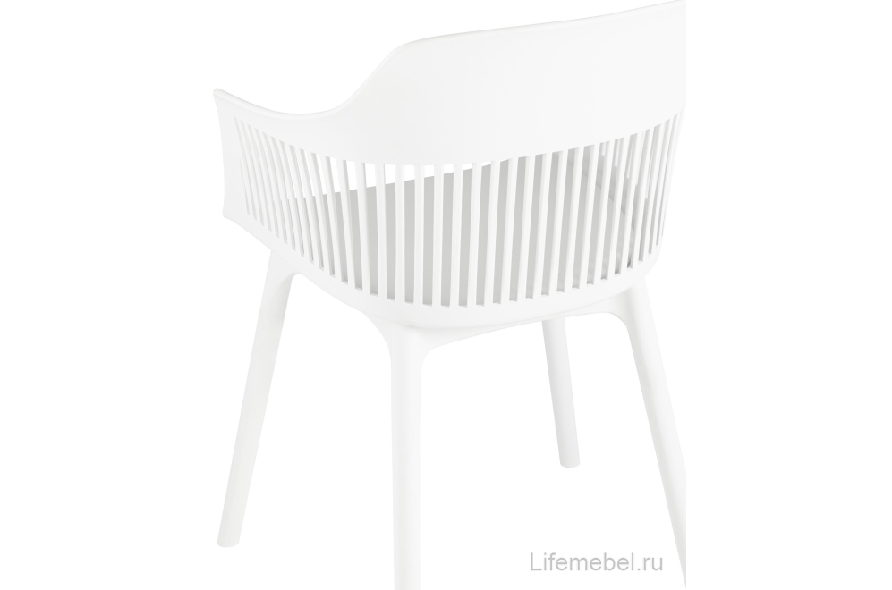 Пластиковое кресло Крокус белое