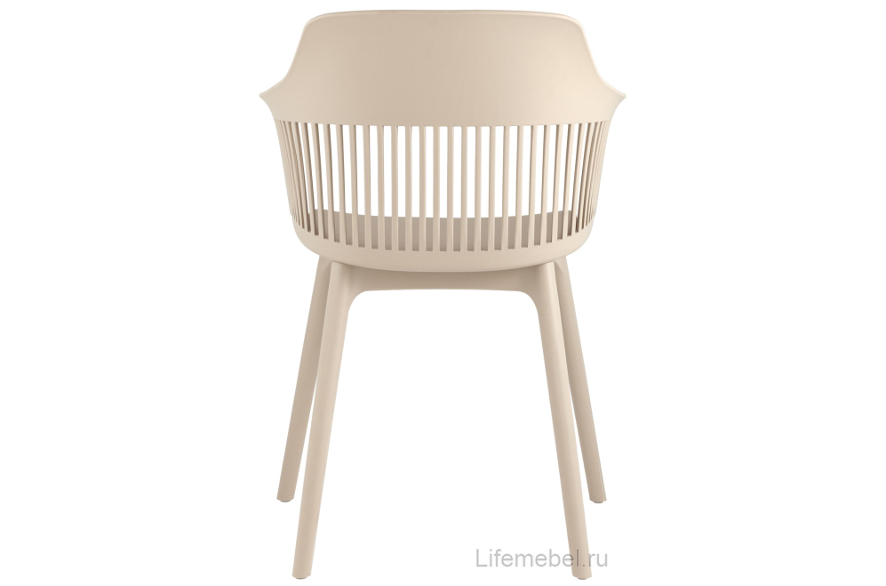 Пластиковое кресло Крокус бежевое