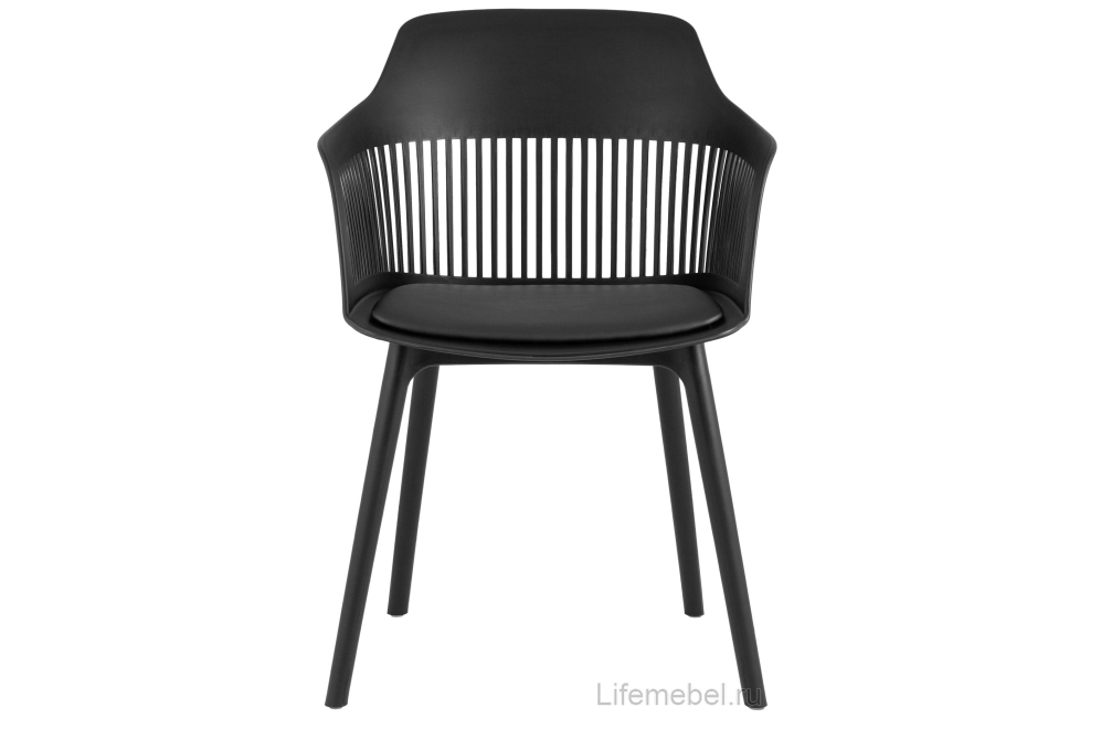 Пластиковое кресло Крокус черное