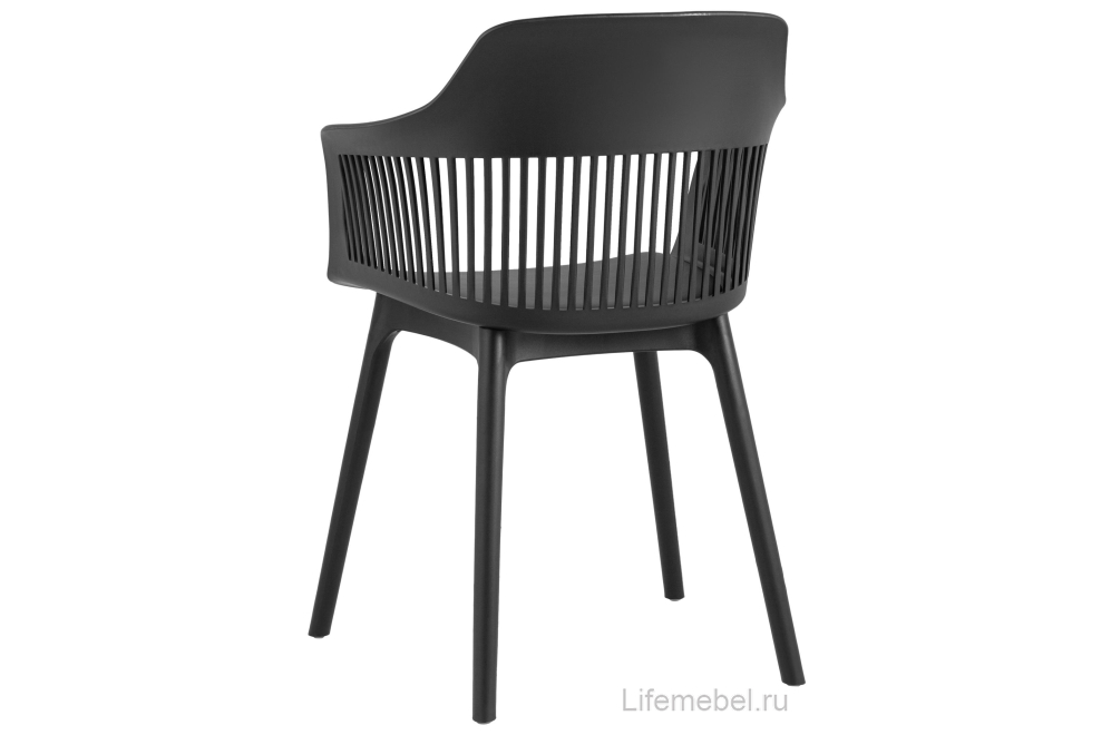 Пластиковое кресло Крокус черное