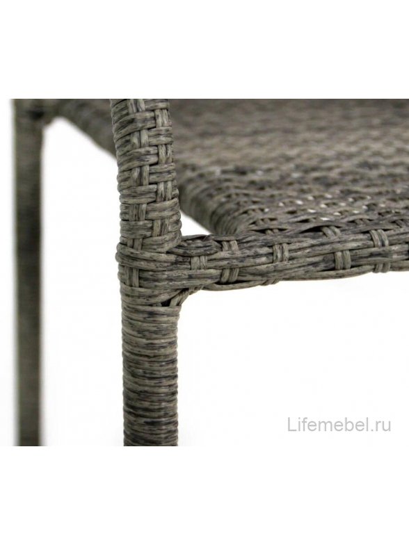 Стул из ротанга Гарда серый