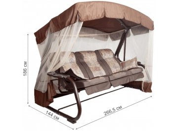 Качели садовые Палермо Премиум с591