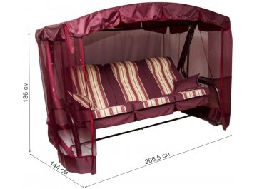 Качели садовые Палермо Премиум с832