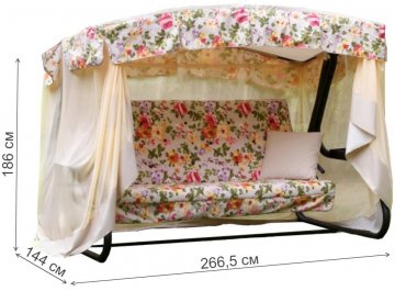 Качели садовые Саванна flower с1205