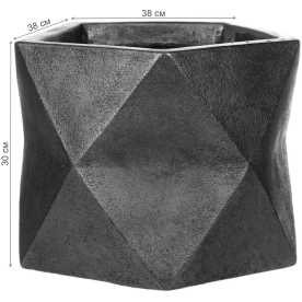 Кашпо Геометри Ромб DSQUARE38-GLD