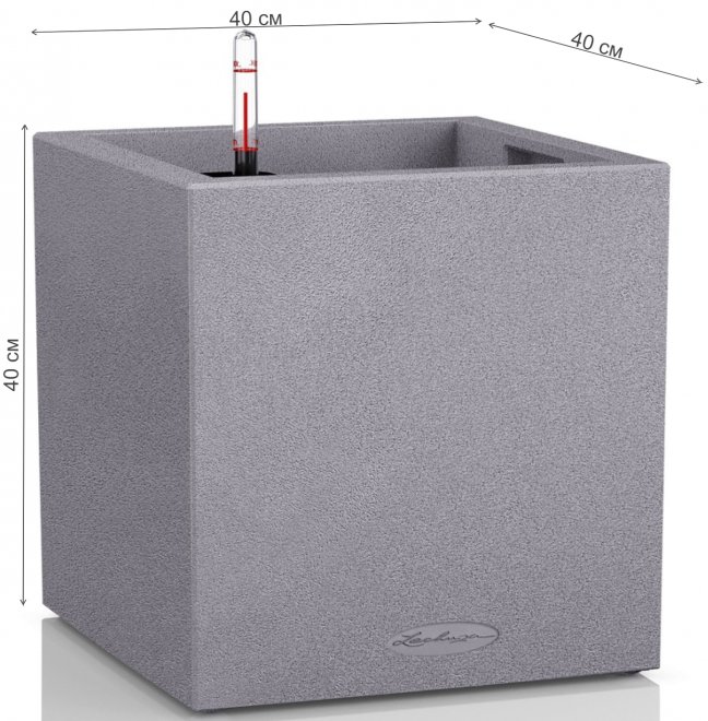 Кашпо Канто Стоун 40 13720 серый