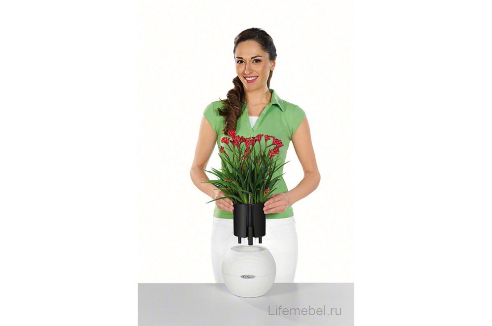 Кашпо Lechuza 13364 LECHUZA-PURO Color 20 серый