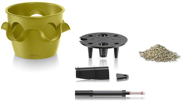 Кашпо Lechuza 14995 CASCADINO Color фисташковый