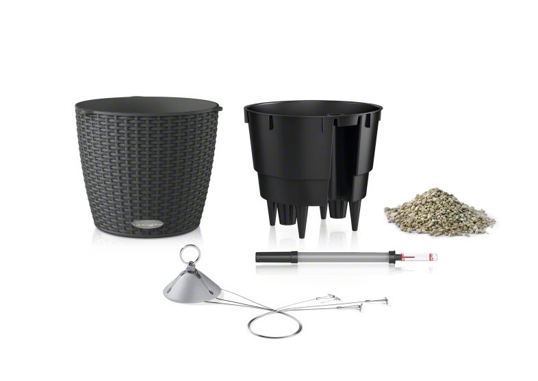 Кашпо Lechuza 15193 NIDO Cottage Гранит