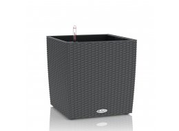 Кашпо Lechuza 15382 CUBE Cottage 40 Гранит