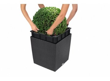 Кашпо Lechuza 15390 CUBE Cottage 50