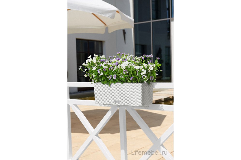 Кашпо Lechuza 15602 BALCONERA Cottage 50 Гранит
