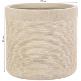 Кашпо Флоранжери Круглое D26 H25 SCRBR26-BB