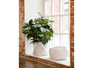 Кашпо Геометри Чаша W41 L41 H21 DBOWL41-AW