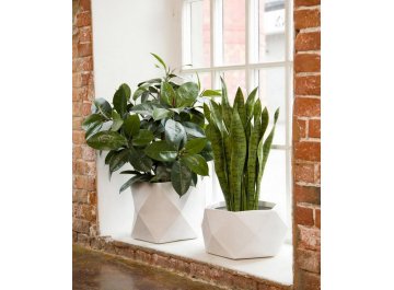 Кашпо Геометри Ромб W25 L25 H20 DSQUARE25-AW