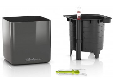 Кашпо Кьюб Глосси 14