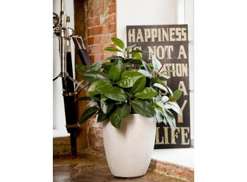 Кашпо Лотус Высокое Круглое D28 H33.5 MESHRV28-AW