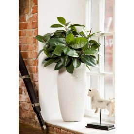 Кашпо Лотус Высокое Круглое D30 H58 MESHV30-AW