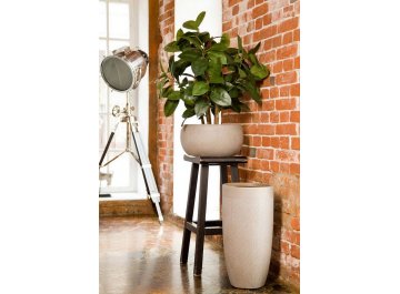 Кашпо Лотус Высокое Круглое D30 H58 MESHV30-T