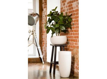 Кашпо Лотус Высокое Круглое D38 H72 MESHV38-AW