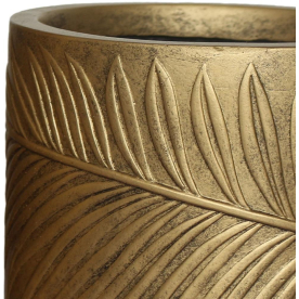 Кашпо Лист LEAF-R-37-GLD