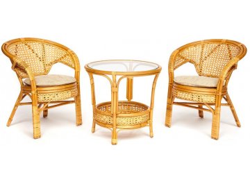 Кофейный комплект из ротанга Pelangi