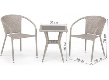 Кофейный комплект T25C/Y137C-W85 2+1