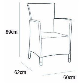 Комплект Keter Rosario balcony set