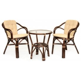 Комплект кофейный Patio темный браун