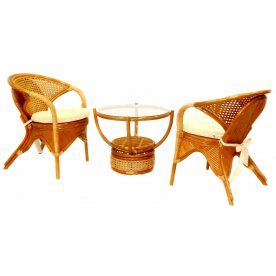 Комплект кофейный Rainbow коньяк