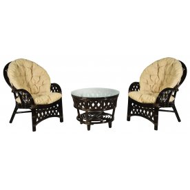 Комплект кофейный Рузвельт 2+1 венге