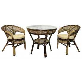 Комплект обеденный Java-1 браун