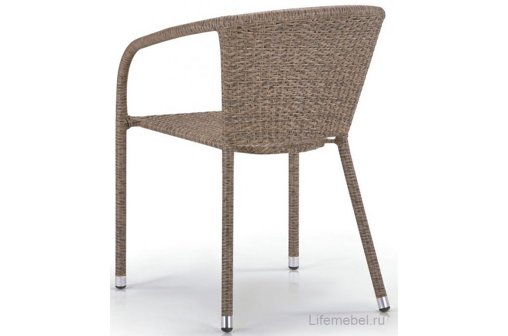 Обеденный комплект из ротанга 2+1 T25B/Y137C-W56 Light Brown 2Pcs