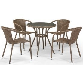 Обеденный комплект 4+1 T282ANT Y137C-W56 4Pcs